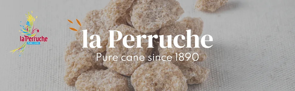 La Perruche Pure Cane Brown Sugar Cubes, 1.65 Pound Box (750 Grams) - La Perruche Header