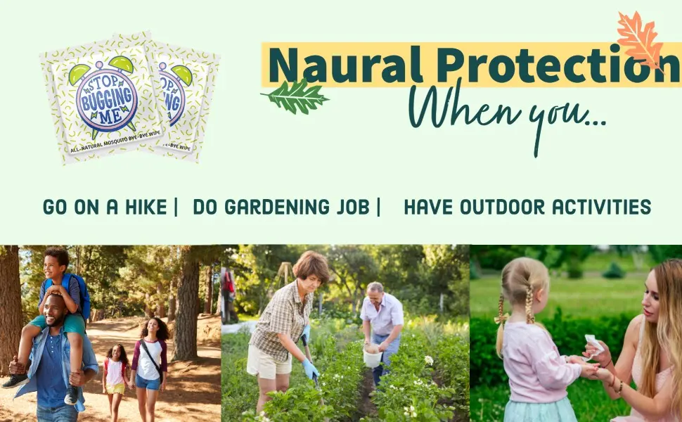 La Fresh Mosquito Repellent Wipes, Individually Wrapped  Natural, Deet Free, Non Toxic, Long Lasting Repellent Protects Against Almost All Bugs 200 Packets - natural bug wipes