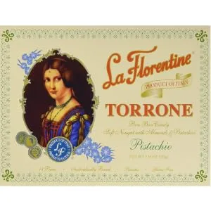 La Florentine Pistachio Torrone, 7.62 Ounce - pistachio