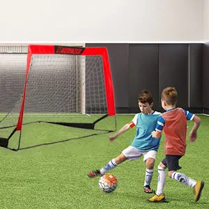 L RUNNZER Portable Soccer Goal, Soccer Nets for Backyard Training Goals for Soccer Practice with Carrying Case 4x3 FT - kids