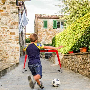 L RUNNZER Portable Soccer Goal, Soccer Nets for Backyard Training Goals for Soccer Practice with Carrying Case 4x3 FT - kids