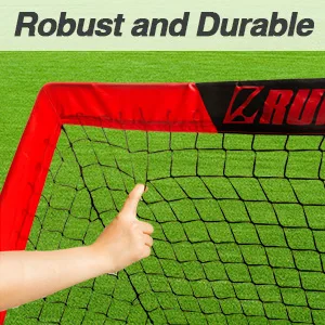L RUNNZER Portable Soccer Goal, Soccer Nets for Backyard Training Goals for Soccer Practice with Carrying Case 4x3 FT - kids