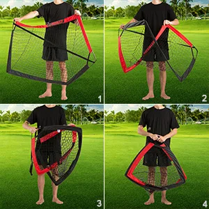 L RUNNZER Portable Soccer Goal, Soccer Nets for Backyard Training Goals for Soccer Practice with Carrying Case 4x3 FT - kids