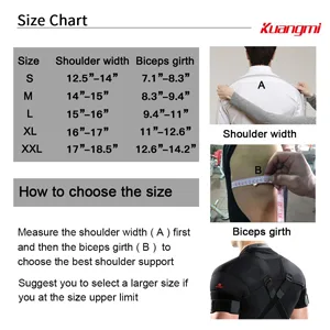 Kuangmi Double Shoulder Support Brace Strap Wrap Neoprene Protector,L Large (Pack of 1) - product information 3