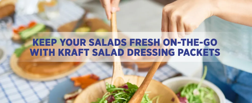Kraft Fat Free French Salad Dressing Single Serve Packet (0.44 oz Packets, Pack of 200) - salad