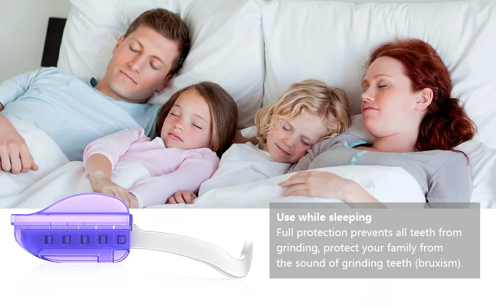 KOHEEL Night Guard Adjustable, Dental Guard Stops Bruxism, 2 Count (1 Pack) - mouth guard for grinding teeth mouth guard for clenching teeth at night mouth guard night guard