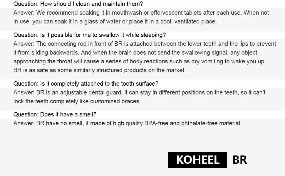 KOHEEL Night Guard Adjustable, Dental Guard Stops Bruxism, 2 Count (1 Pack) - mouth guard for grinding teeth mouth guard for clenching teeth at night mouth guard night guard
