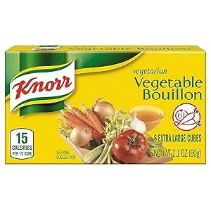 Knorr Cube Bouillon, Vegetable, 6 cubes, 2.1 oz - product information 1