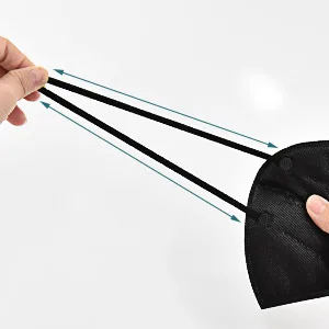 KN95 Face Mask 60 PCS, OPECTICID KN95 Masks Black Individually Wrapped Breathable 5-Layer Filter Efficiency95% Certified Disposable Face Masks - product information 6