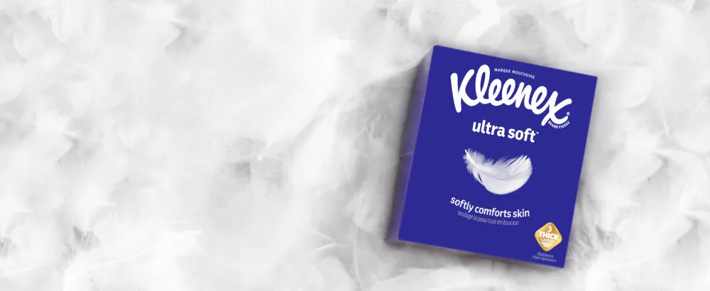 Kleenex Expressions Ultra Soft Facial Tissues, Soft Facial Tissue, 12 Cube Boxes, 45 Tissues per Box, 3-Ply (540 Total Tissues) - ultimate softness
