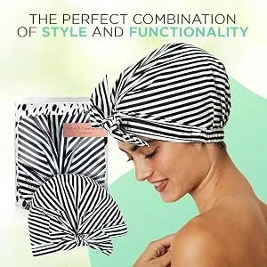 Kitsch Luxe Shower Cap One Size (Pack of 1) Blush Dot - Chic and Useful