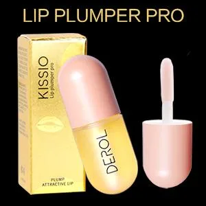KISSIO Natural Lip Plumper,Lip Plumping Lip Gloss,Lip Plumper Gloss,Derol Lip Plumper,Moisturizing& Reduce Fine Lines 5.5ml (03#) - 300-2