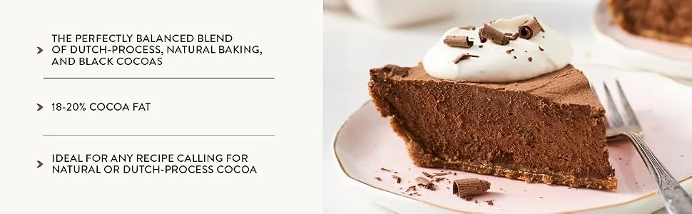 King Arthur Triple Cocoa Powder Blend, Perfect for Baking, 14oz - King Arthur Triple Cocoa Blend