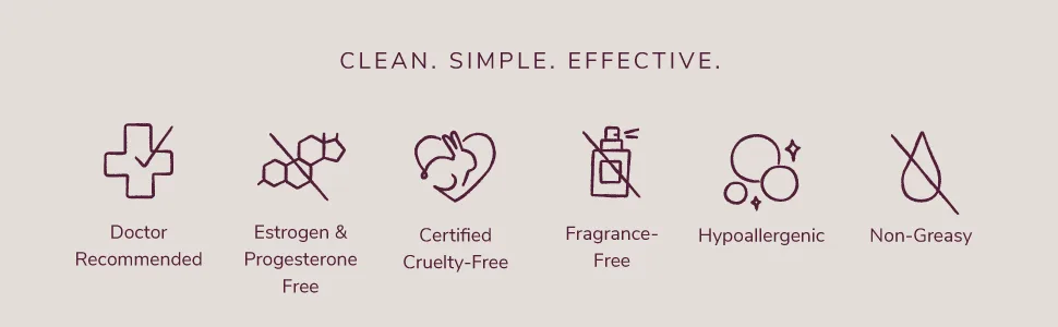 Kindra Daily Vaginal Lotion - Intimate Moisturizer - Perimenopause & Menopause Support for Intimate Dryness - Natural Menopause Supplement - Lotion is clean, simple, and effective.