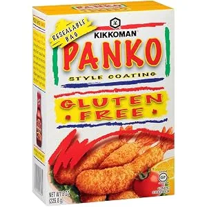 Kikkoman Panko Slyte Coating Gluten Free, natural, 8 Ounce - left