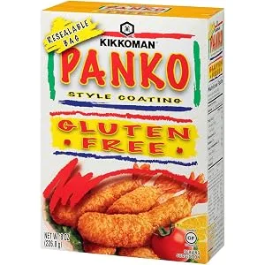 Kikkoman Panko Slyte Coating Gluten Free, natural, 8 Ounce - right