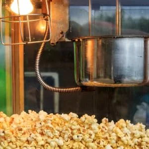 Kidu Popcorn Kernels Bulk Pack For Carnivals, Parties Summer Outdoor Events (4 Pound) 4 Pound (Pack of 1) - popcorn machine