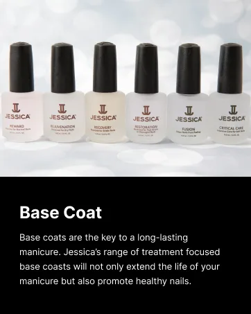 Jessica Custom Colour Shock Me Red 14.8 ml - Jessica Nail Base Coat