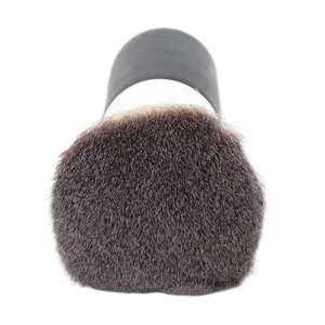 Powder Makeup Brush Matte Handle Makeup Setting Brush Comfortable Grip for Salon Use - 1410230067611-2