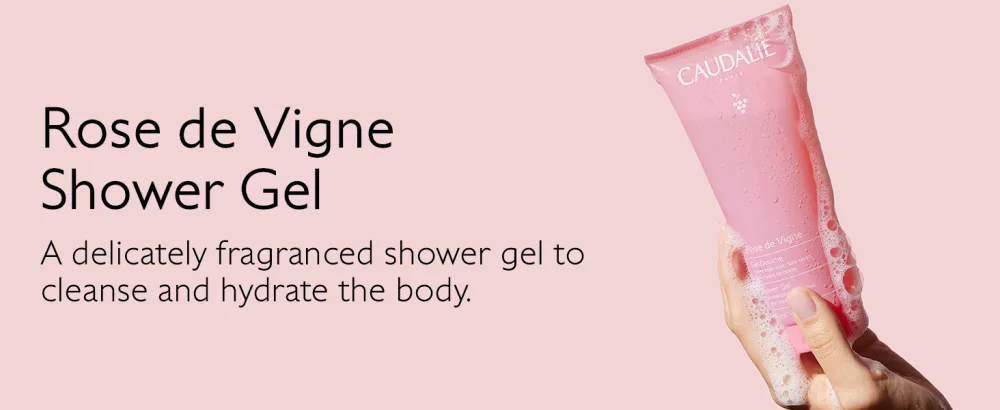 Caudalie Rose de Vigne Shower Gel - 200 mL - Rose de Vigne
