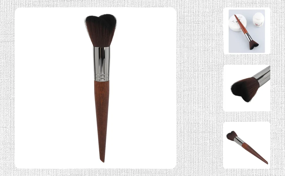 Shading Brush Portable Fishtail Head Jaw Contouring Brush for Women for Home - 1410230082111-1