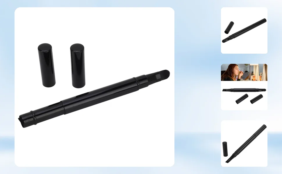 Retractable Makeup Brush Double Ended Makeup Brush Versatile for Travel - 1410230068311-1
