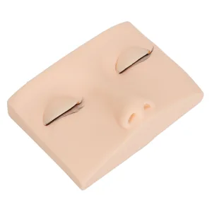 Vivid Half Face Makeup Head with 3 Pairs Removable Eyelids for Lash Extensions Practice Compact Lightweight Suitable for Display (Pink) - product information 25