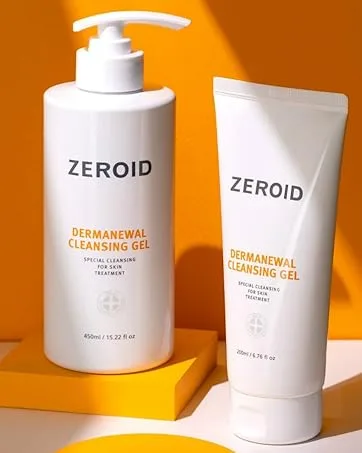 ZEROID Pimprove Calming Ampoule | Korean Dermocosmetic Balance Care for Oily & Troubled Skin (30ml) - Cleansing Gel