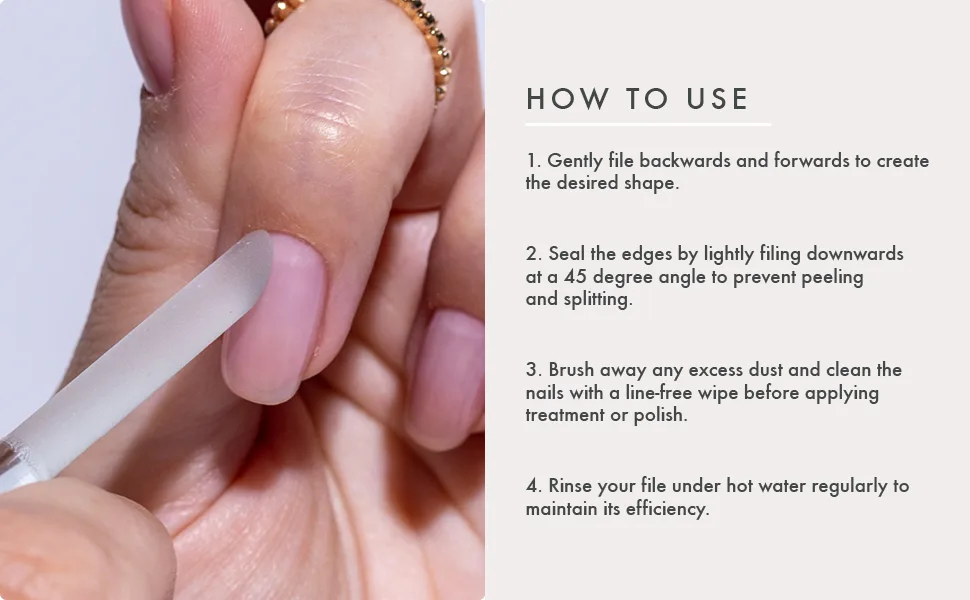 Protein Formula Mini Crystal Nail File - Protein Formula Crystal Files How To Use