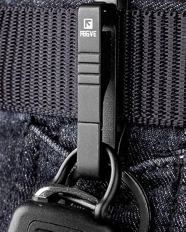 Keychain Pill Holder, Small Pocket Pill Case for Purse,Titanium Waterproof Travel Pill Box for Outdoor Camping Polished Grey-small Pill Case - titanium belt clip