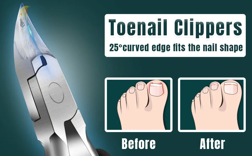 Toe Nail Clippers for Thick Nails Heavy Duty Professional Nail Clippers for Elderly Ingrown Nails Dead Skin Calluses - product information 4