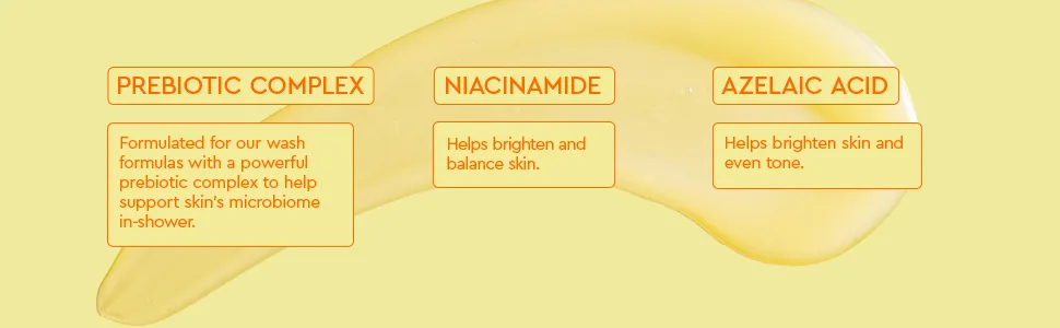 BYOMA BODY Brightening Body Wash 400ml - benefits