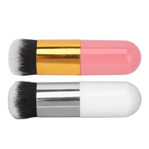 Cosmetic Brush Brush Nylon Fiber Portable Comfortable 1 Color Silver White 2 Pieces for Travel - product information 20