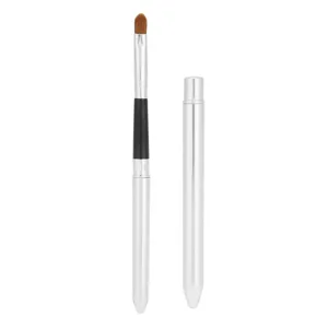 Professional Lipstick Brush Retractable with Sealing Design Soft and Smooth Nylon Brush Hair Smear Glitter Powders Evenly for Fast and Delicate Makeup - JM16493-2