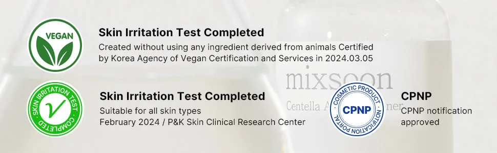 Mixsoon Centella Asiatica Toner 5.07 fl oz / 150 ml - Centella Asiatica Toner 150ml
