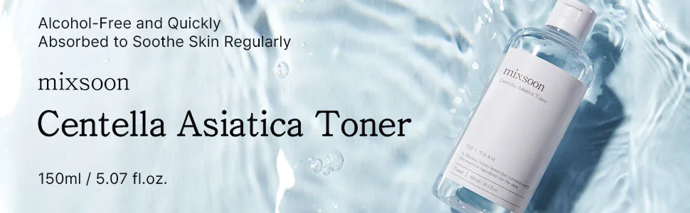 Mixsoon Centella Asiatica Toner 5.07 fl oz / 150 ml - Centella Asiatica Toner 150ml