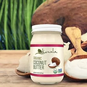 Kevala Organic Coconut Butter 2 lbs - coconut butter, organic coconut,coconut manna, coconut puree, coconut cream,