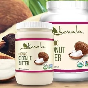 Kevala Organic Coconut Butter 2 lbs - coconut butter, organic coconut,coconut manna, coconut puree, coconut cream,