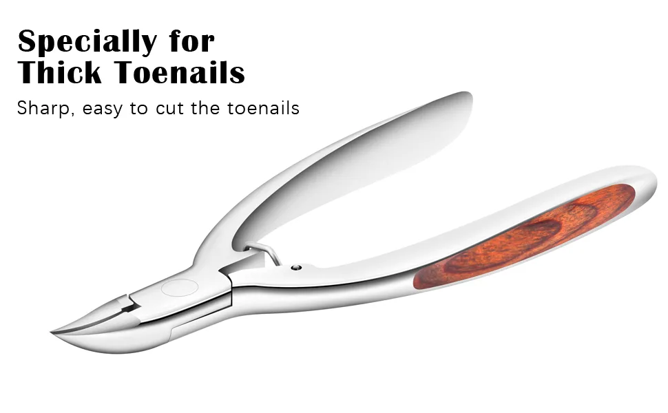 Sharp Ingrown Toenail Clippers Precision Toenail Clippers for Thick and Ingrown Nails Stainless Steel Nail Clipper Scissors Cutter Basic Nail Clipper - Toe Nail Clippers for Thick Nails