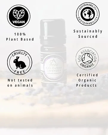 Absolute Aromas Organic Nail & Cuticle Oil 10ml - Premium Quality Oil to Nourish Strengthen and Protect - Credentials