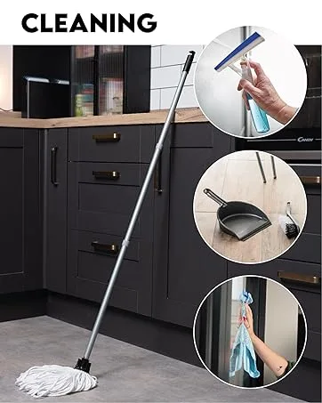 Addis Premium Soft Grip Washing Up Dish Brush With Scraper in White and Grey White and Grey Single - Addis Cleaning
