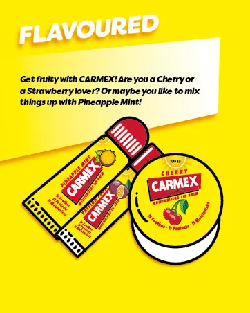 CARMEX Tropical Moisturizing Lip Balm for Soft Protected Lips tube (10g) 1x 4.25g - CARMEX Flavoured Lip Balms