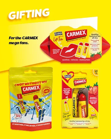 CARMEX Tropical Moisturizing Lip Balm for Soft Protected Lips tube (10g) 1x 4.25g - CARMEX Lip Balm Gifts