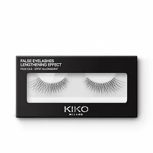 KIKO Milano False Eyelashes 01 Natural Effect | False Strip Eyelashes - Lenghtening Effect