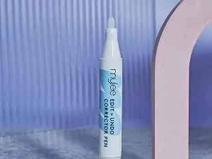 Mylee Edit Undo Refillable Nail Polish Corrector Pen - Flawless Manicures Made Easy - Acetone-Free Gel Remover with Spare Tips and Clean Results - nail corrector pen
