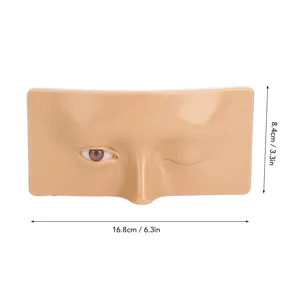 4 Sets Eye Makeup Practice Board Reusable Easy Coloring Simulation Skin Texture Eye Closing 3D Eye Makeup Practice Board - 1416230058111-3