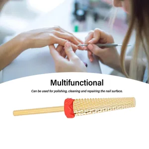 Tungsten Carbide Nail Bit for Manicure Pedicure Quick Efficient Grinding Versatile Nail Care Tool with Cuticle Cleaning Nail Callus Repair (132#-F) - 1414230065511-2