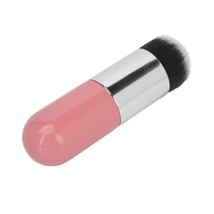 Liquid Brush Round Head 2 Pieces Makeup Brush Dense Hair Skin-Friendly for Travel Use - 1410230078811-2