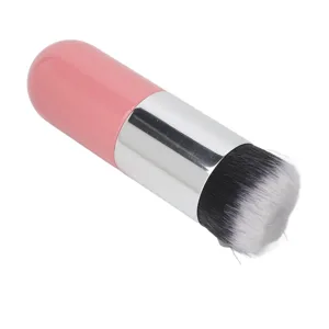 Liquid Brush Round Head 2 Pieces Makeup Brush Dense Hair Skin-Friendly for Travel Use - 1410230078811-3