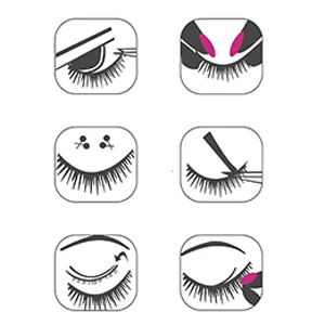 Leipple False Eyelashes 7 Pairs - Professional Reusable 8D Lashes - Natural Wispy Thick Fluffy Fake Eyelashes Faux Eyelashes (G02) - product information 27